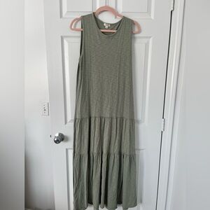 Dylan Olive Sleeveless Maxi Dress